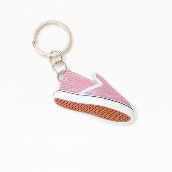 Vans Womens Retro Pink Slip On Sneaker Key Chain - Picture 3 of 9